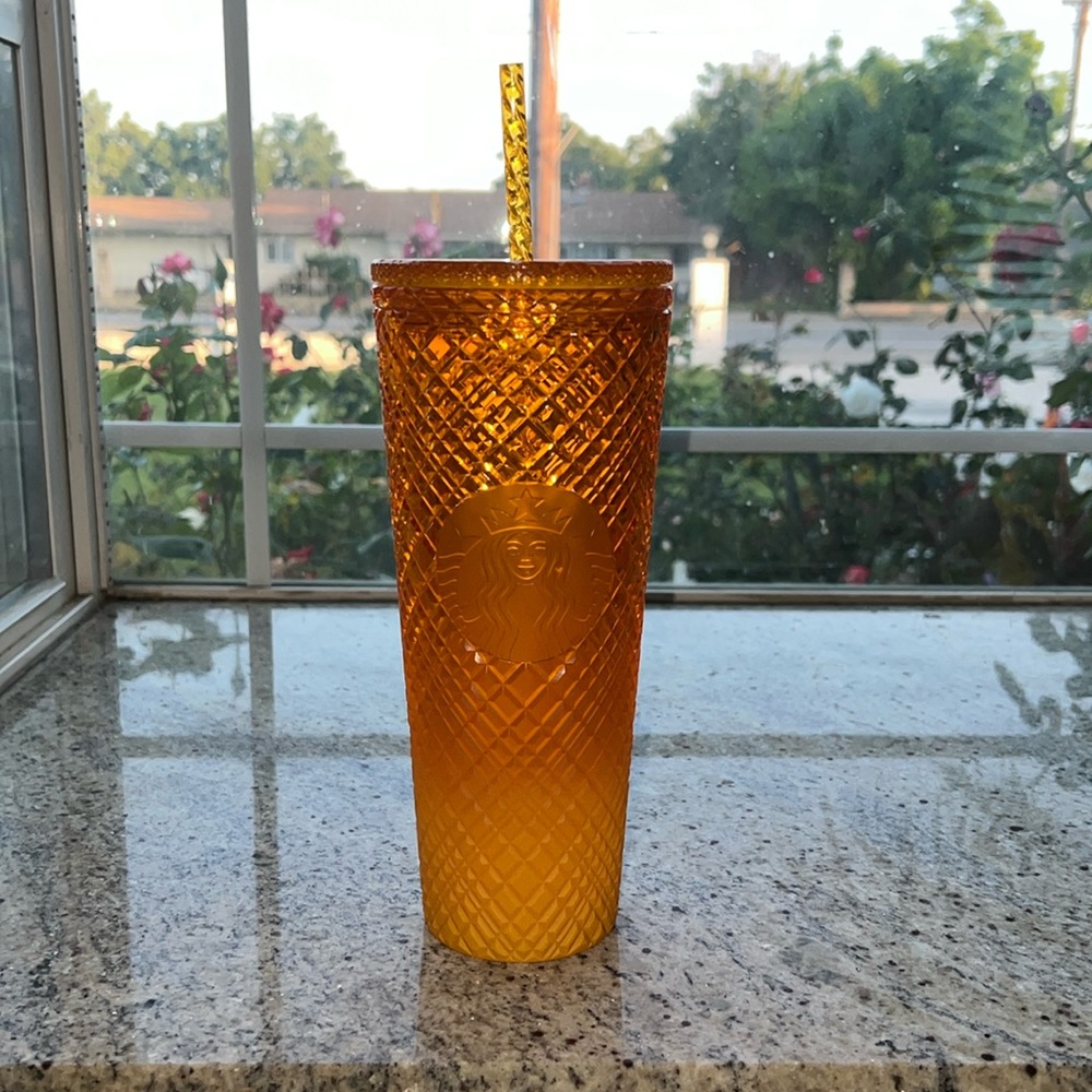 2022 Starbucks Orange Mango Venti Tumbler 24oz